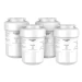 Compatilbe with GE MWF GWF Refrigerator Water Filter 4 Packs made by Sellfilter