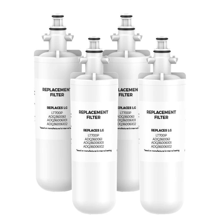 Replacement for LG LT800P, ADQ73613401, 46-9490 Refrigerator Water Filter 4 Packs made by sellfilter