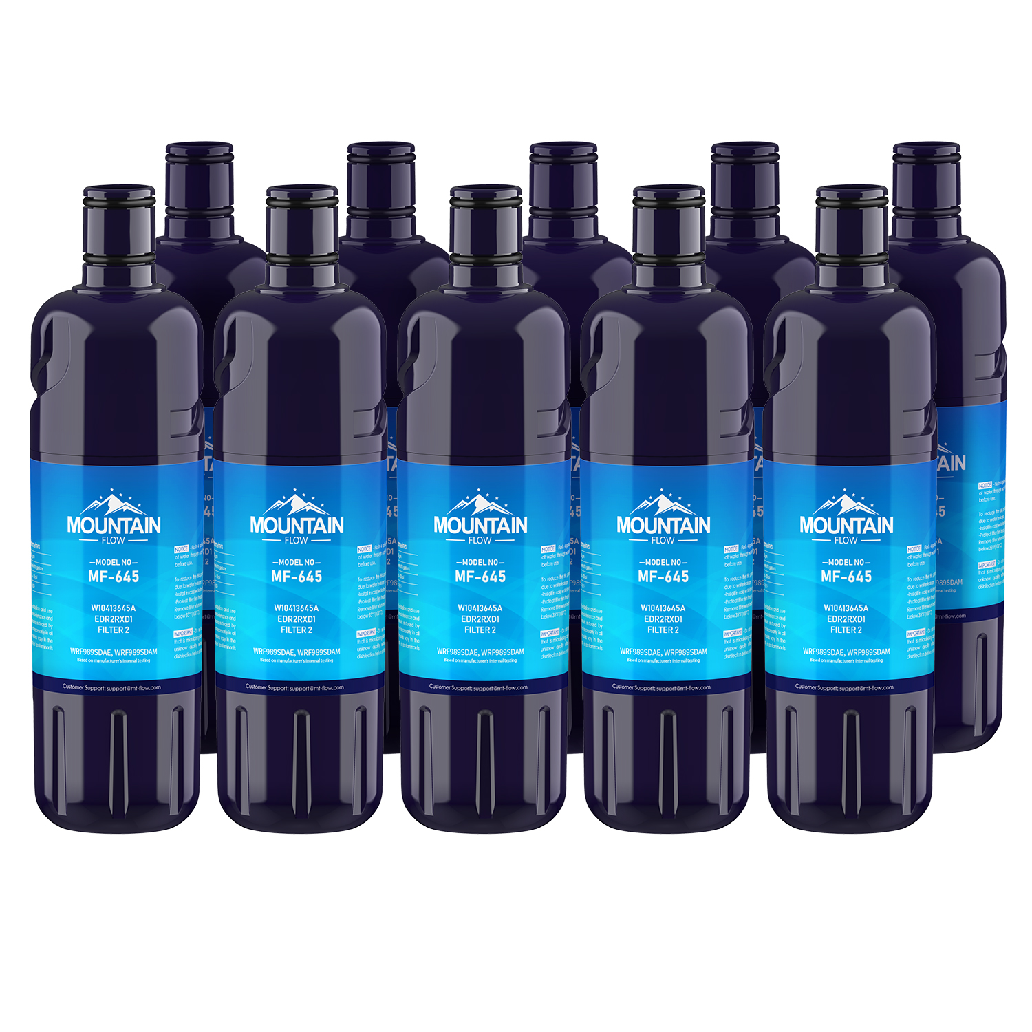 Mountain Flow w10413645a, Edr2rxd1 Water Filter, Filter 2 (10 Pack)