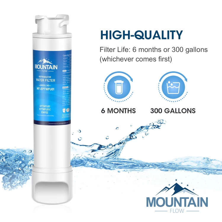 MountainFlow 5pk EPTWFU01 Water Filters Replacement with FPBC2277RF